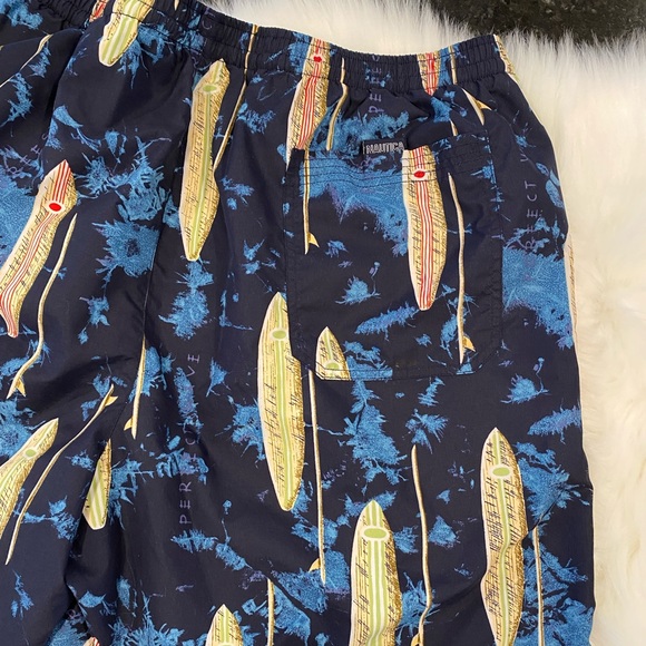 Nautica Swim Trunks Surf Board Print Shorts Size XL - Picture 10 of 10
